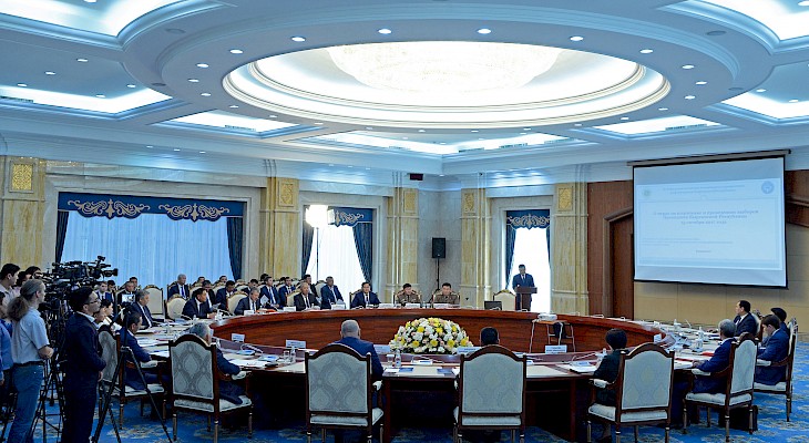(Русский) Совбез КР обсуждает меры по подготовке и проведению выборов президента Кыргызстана