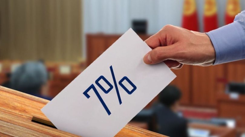 (Русский) Избирательный порог составит 7 процентов. Парламент принял решение