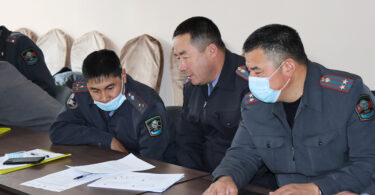Тренинг для правоохранительных органов в городе Нарын