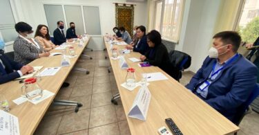 Действующий председатель ОБСЕ Анн Линде встретилась с гражданским обществом в Бишкеке
