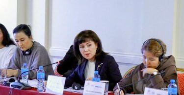 Руководитель  ОФ “Гражданская платформа” Айнура Усупбекова в составе делегации КР участвует в Диалоге женщин лидеров стран Центральной Азии